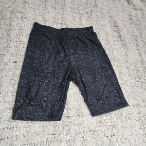 Biker Shorts In Gray & Black